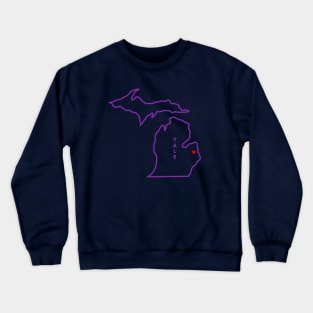 Yale MI Love (Purple) Crewneck Sweatshirt